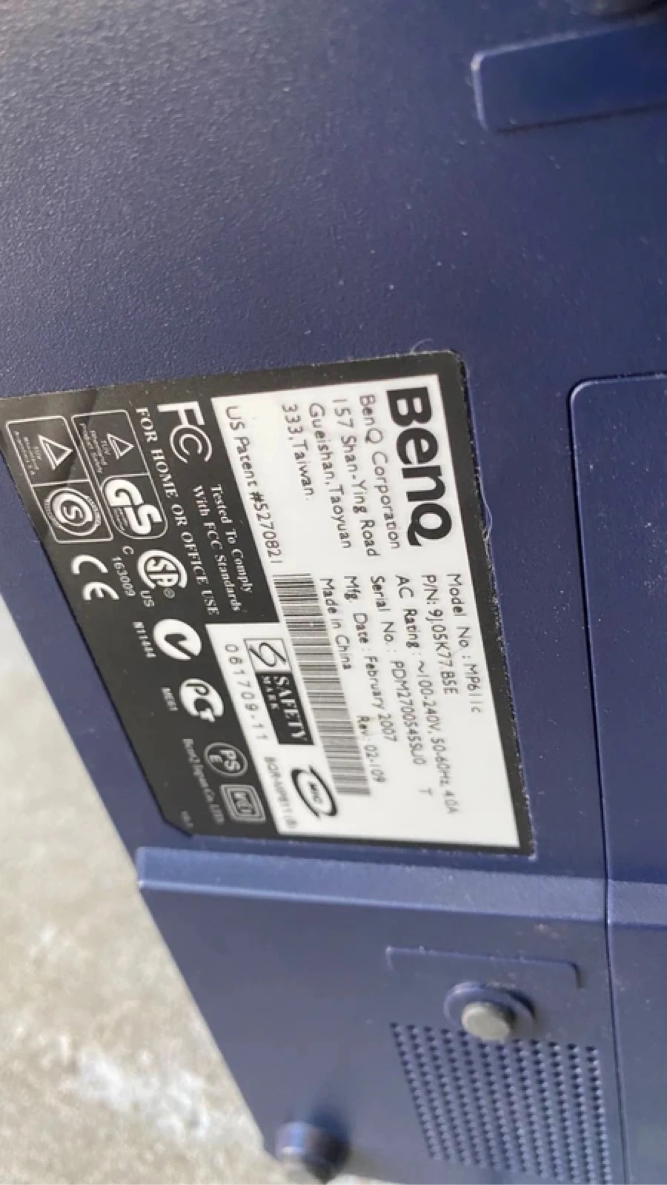 Benq MP611c Projector – photo 6